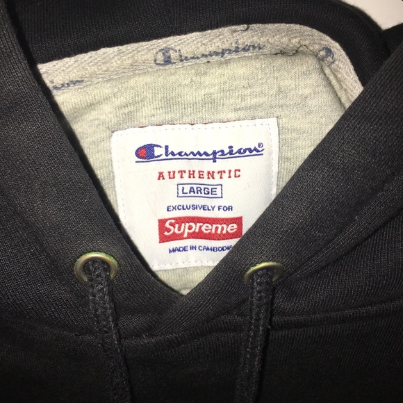 Supreme X Champion Hoodie - Picture 4 of 5